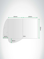 PP90010-0472 Artcard Corporate Folder With Custom Printing