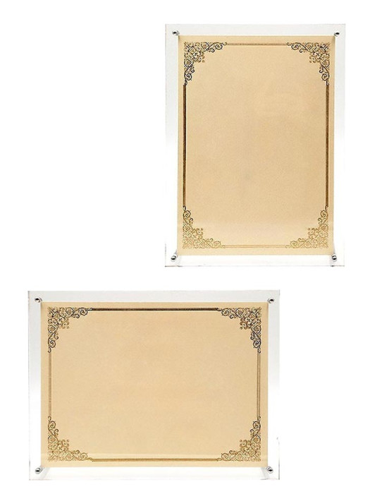 A4 Acrylic Photo Frame Certificate 