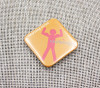 BB100918 Square Button Badges Gloss Lamination - BB100918 Square Button Badges Gloss Lamination
