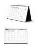 CLD900072L Premium Desk Calendar Landscape Hard Stand  Custom - CLD900072L Premium Desk Calendar Landscape Hard Stand  Custom
