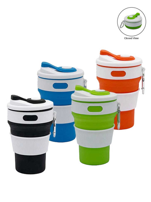 HHAM6190 355ml Silicon Collapsible Mug 