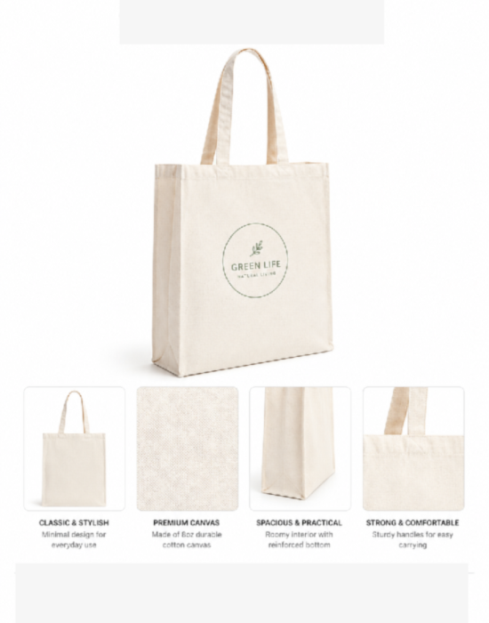 BCCB0231 8oz Canvas Bag 