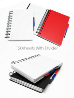 NB0138888 A6 Notebook With Divider 120sheets/240pages