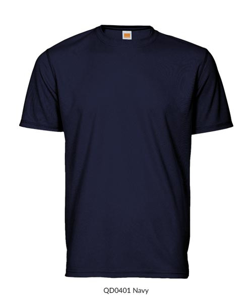 QD04 OREN Quick Dry Microfibre Eyelet Short Round Neck Sleeve T-Shirt 