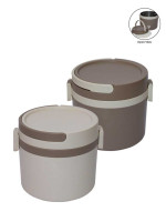 FCCE7099 Stainless Steel Food Container Single Layer with Spoon