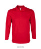 QD67 OREN Microfiber Eyelet Long Sleeve Polo Shirt - QD67 OREN Microfiber Eyelet Long Sleeve Polo Shirt