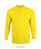 QD67 OREN Microfiber Eyelet Long Sleeve Polo Shirt - QD67 OREN Microfiber Eyelet Long Sleeve Polo Shirt
