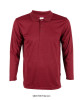 QD67 OREN Microfiber Eyelet Long Sleeve Polo Shirt - QD67 OREN Microfiber Eyelet Long Sleeve Polo Shirt
