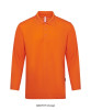QD67 OREN Microfiber Eyelet Long Sleeve Polo Shirt - QD67 OREN Microfiber Eyelet Long Sleeve Polo Shirt