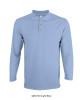 QD67 OREN Microfiber Eyelet Long Sleeve Polo Shirt - QD67 OREN Microfiber Eyelet Long Sleeve Polo Shirt