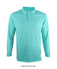 QD67 OREN Microfiber Eyelet Long Sleeve Polo Shirt - QD67 OREN Microfiber Eyelet Long Sleeve Polo Shirt
