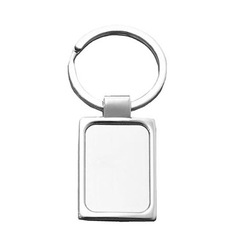 KMKC0332 Square Metal Keychain   
