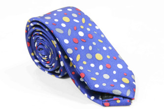 Silk Screen Polka Dot Custom Neckties