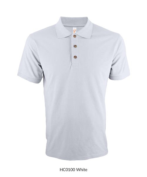 HC01 OREN CVC Honeycomb Short Sleeve Polo Shirt 