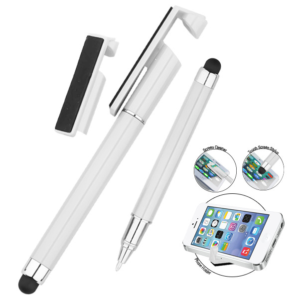 WIP01832288BP 4 in 1 Multifunction Touch Screen Plastic Pen 