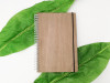 Wooden Spiral Notebooks With Elastic Band - Wooden Spiral Notebooks With Elastic Band
