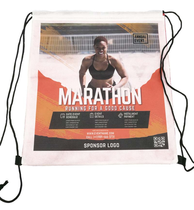 NW177248NH Ultrasonic Drawstring Non Woven Bag 