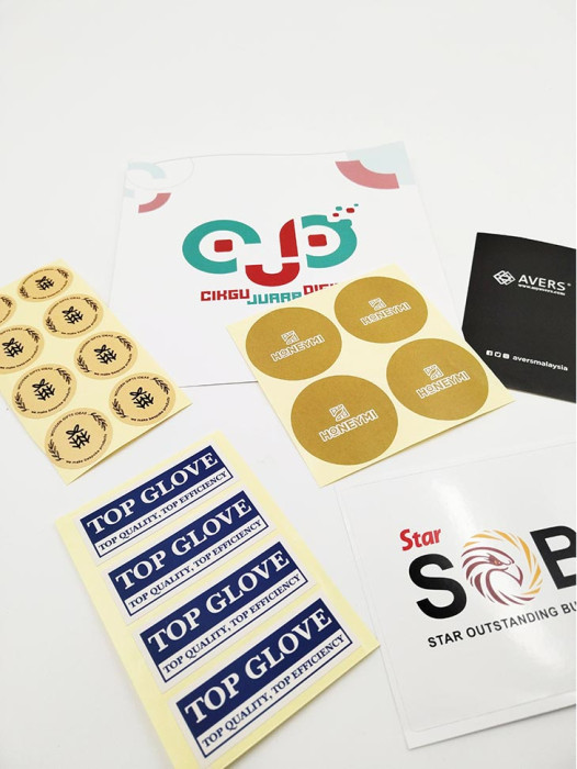 LEC002 Custom Die Cut Standard Shape Sticker Printing Labels 