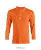 HC09 OREN CVC Honeycomb Long Sleeve Polo Shirt - HC09 OREN CVC Honeycomb Long Sleeve Polo Shirt