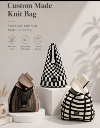 Custom Made Knit Bag