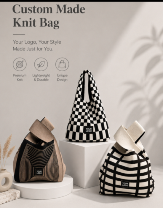Custom Made Knit Bag 