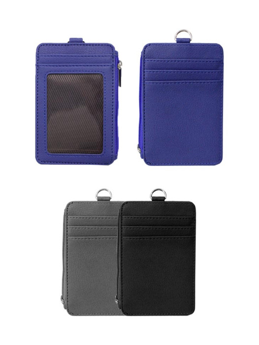 NC178065 PU ID Card Holder with Zip 
