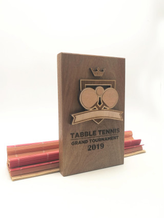 TPW923020 Tall Wooden Award Plaque 1