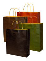 PPPR2554 Kraf Paper Bag 28cm(L) x 10cm(W) x 32cm(H)