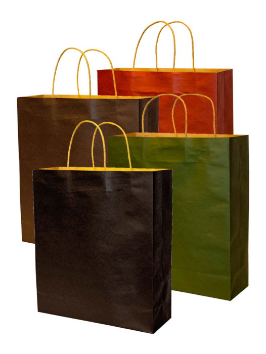 PPPR2554 Kraf Paper Bag 28cm(L) x 10cm(W) x 32cm(H) 
