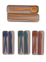 CTCE5483 Eco Wheat Cutlery Set 4pcs Set with Box