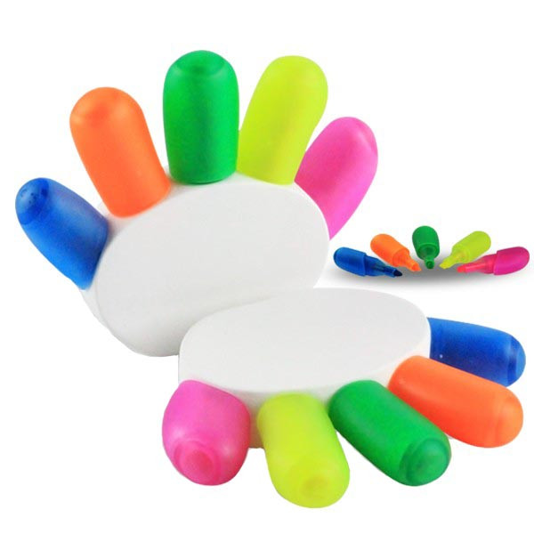 STHL0130  5 in 1 Palm Highlighter 