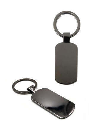 KCM179916 Gun Metal Keychain
