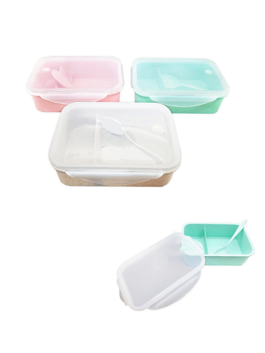 FCE170114 Wheat Food Containers with Spoon 