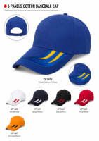 CP14 100% Cotton 6 Panel Baseball Cap 