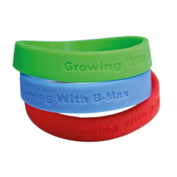 Plain Silicone Wristband Debossed 