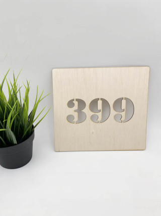 Wooden House Number Signs Wooden House Number Signs
