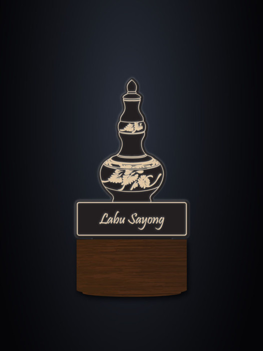 EG17012-DW-PC17010 Labu Sayong LED Plaque  