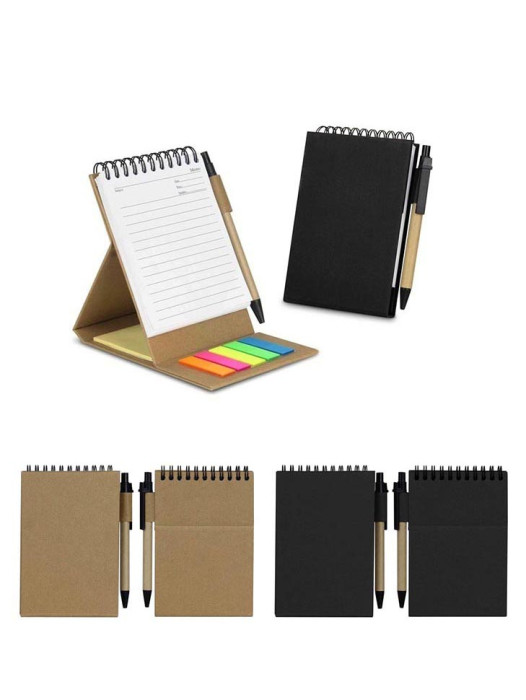 NBE185416 Eco Notepad with Sticky Note &amp; Pen 