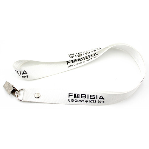 SSL01 20mm Nylon Lanyard With Aligator Hook and Button Style 