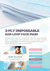 3 Ply Face Mask Disposable - 3 Ply Face Mask Disposable