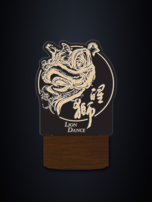 TPA923008-01(EG17010-DW-PC17010) CNY Lion Dance LED Plaque  